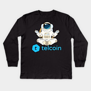 Telcoin crypto Telcoin Coin Cryptocurrency Telcoin Token Kids Long Sleeve T-Shirt